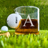 8 oz. Personalized Golf Ball Lowball