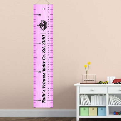 Personalized Ruler of this Room Growth Chart for Girls - Ruler Height Chart -  - JDS