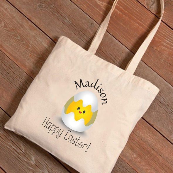 Personalized Easter Canvas Bag - Baby Chick -  - JDS