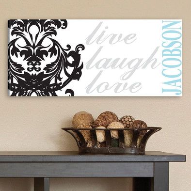 Personalized Canvas Sign - Elegant Family Inspiration -  - JDS