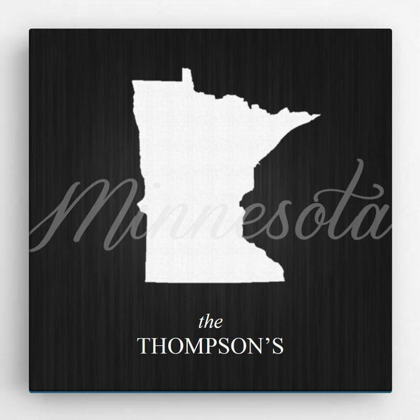 Personalized State Canvas Sign -  - JDS