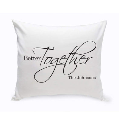 Personalized Better Together Throw Pillow -  - JDS