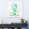 The Places You’ll Go Personalized Kids Sign – Hot Air Balloon - Green - JDS