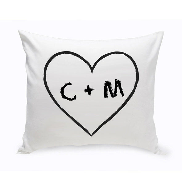 Personalized Couples Unity Throw Pillow - HeartOfLove - JDS