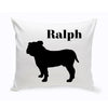 Personalized Dog Throw Pillow - EnglishBulldog - JDS