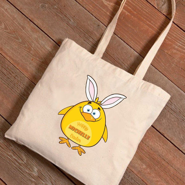 Personalized Easter Canvas Bag - Chicken Bunny -  - JDS