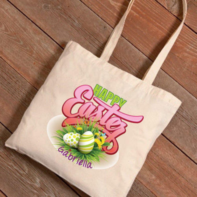 Personalized Easter Canvas Bag - Easter Bouquet -  - JDS