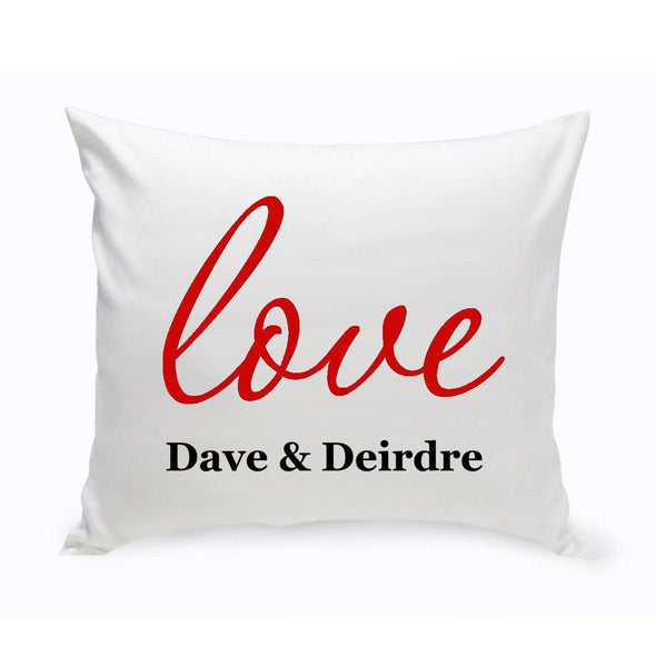 Personalized Couples Unity Throw Pillow - Amore - JDS