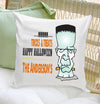 Personalized Halloween Throw Pillows - Frank - JDS