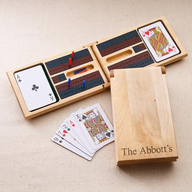 Personalized Wood Cribbage Game -  - JDS