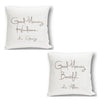 Personalized Couples Throw Pillow Set - HandsomeBeautiful - JDS