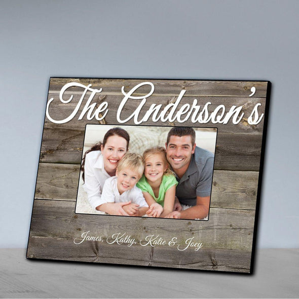 Personalized Family Picture Frame - Plank - JDS