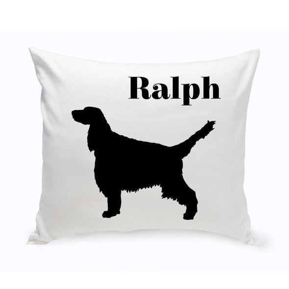 Personalized Dog Throw Pillow - EnglishSpringerSpaniel - JDS