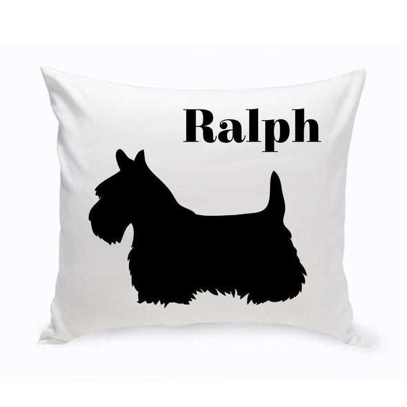 Personalized Dog Throw Pillow - Schnauzer - JDS