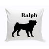 Personalized Dog Throw Pillow - Pug - JDS