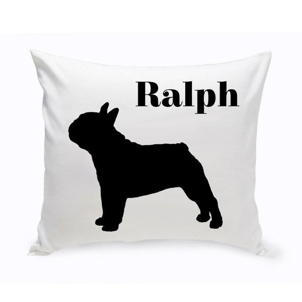 Personalized Dog Throw Pillow - FrenchBulldog - JDS