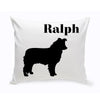 Personalized Dog Throw Pillow - BorderCollie - JDS