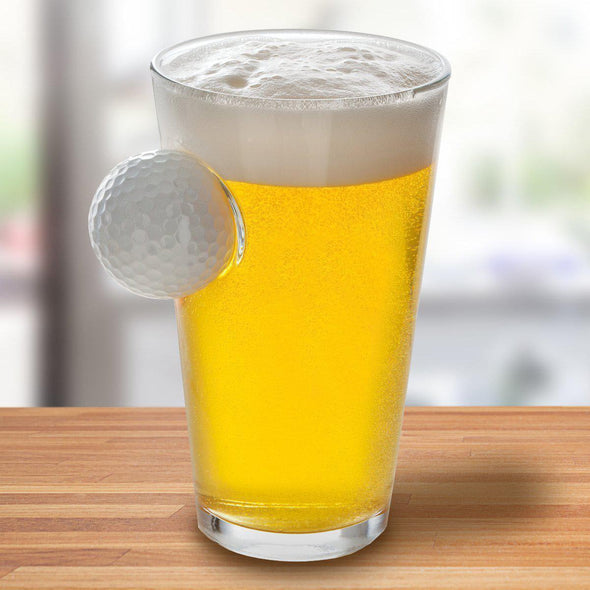 Personalized Golf Ball Pint Glass - 16 oz.