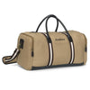 Personalized Heavy Canvas Khaki Duffle Bag -  - JDS