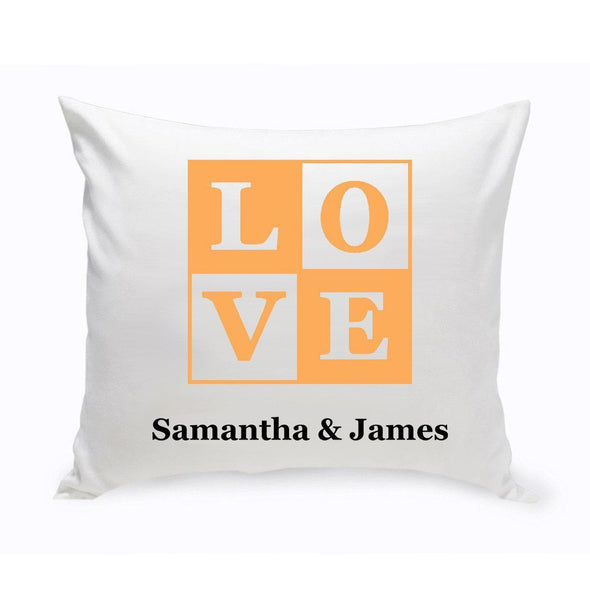 Personalized Couples Unity Throw Pillow - Love - JDS