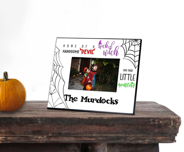 Personalized Little Monsters Halloween Photo Frame - 5x7 -  - JDS