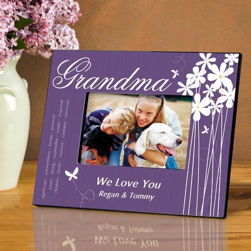 Personalized Bloomin' Butterfly Frame - All - Grandma - JDS