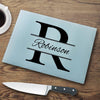 Personalized Glass Cutting Board - Stamped - JDS