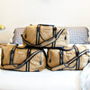 Personalized Heavy Canvas Khaki Duffle Bag -  - JDS
