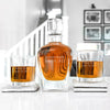 Personalized Antique Whiskey Decanter Gift Set - 2Lines - JDS