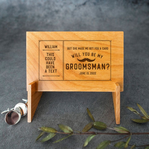Personalized Groomsmen Proposal Cards
